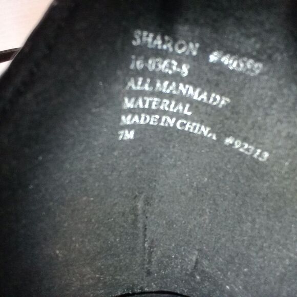 COMFORTVIEW Black Woven Open Toe Women's Sandals Size 7M - Picture 3 of 14